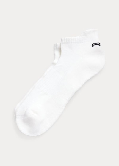 Calcetines Ralph Lauren Hombre Blancos - Wool-Blend Low-Cut - TCVBZ2156